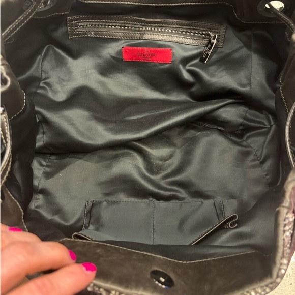 GORGEOUS! Valentino Garavani Sequin Glam Satchel Hobo - Picture 8 of 15